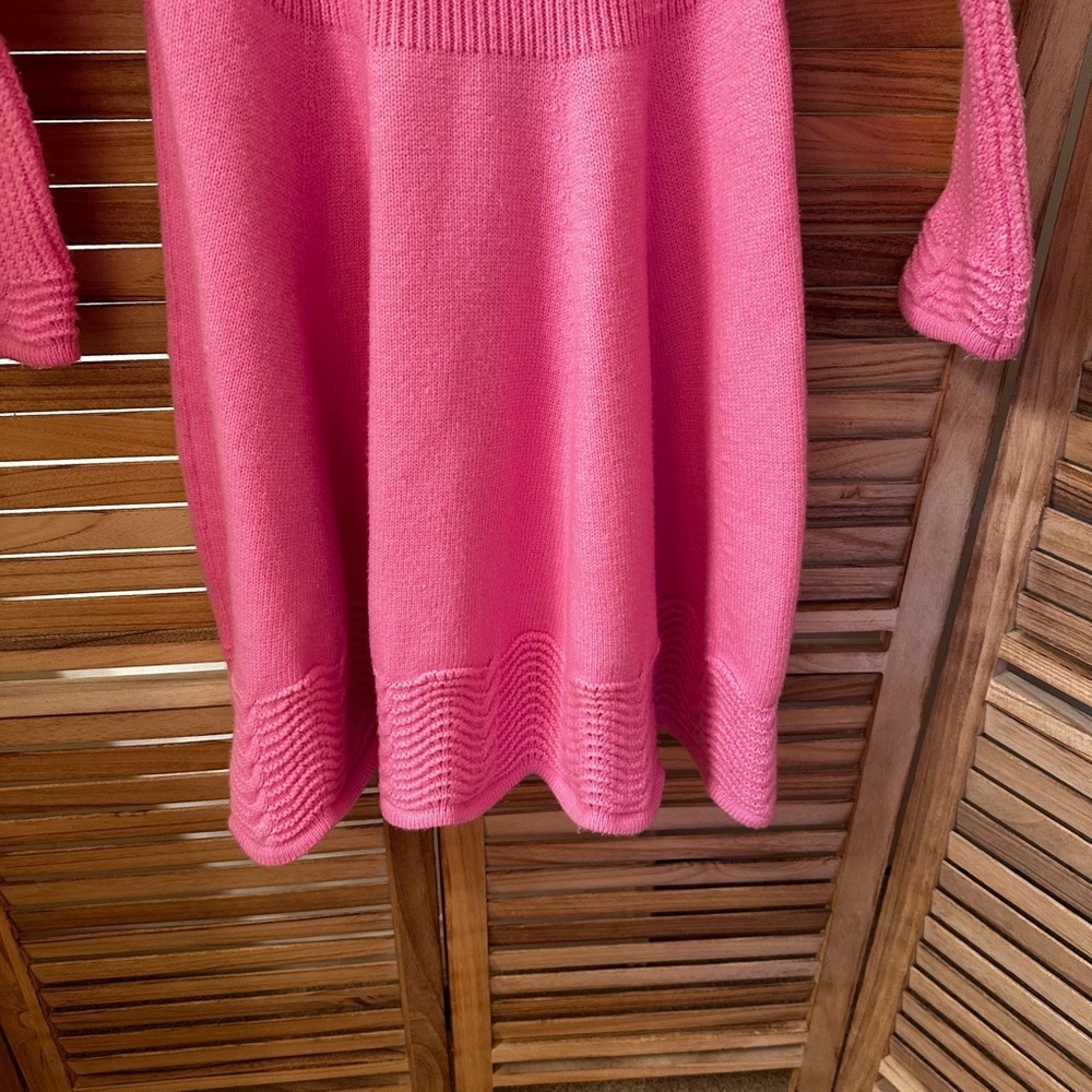 Anthropologie Pointelle Sweater Dress Size XL - Picture 7 of 8